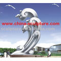 Large Modern Famous Stainless steel Sculpture for Garden decoration